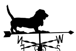 Basset Hound weather vane